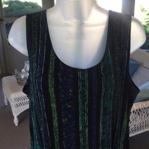 Chico’s size 3 tank top. Cool colors!